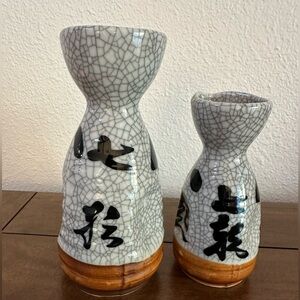 Ceramic Japanese Sake Decanters